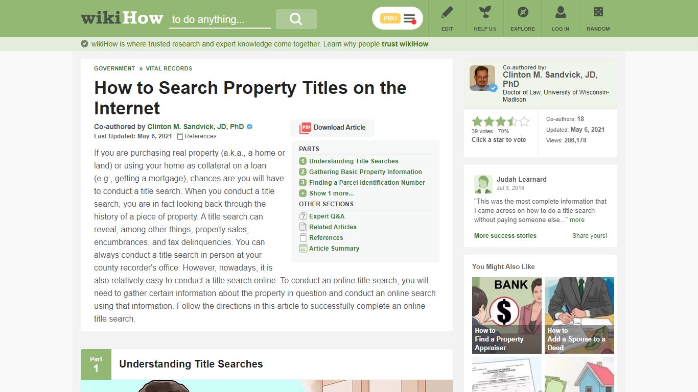How to Search Property Titles on the Internet (with Pictures) - wikiHow